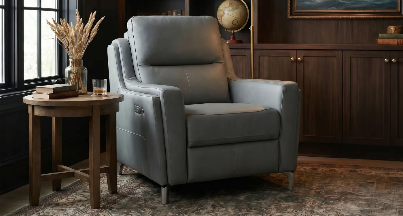 Parker Knoll Portland Leather Chair Roomset